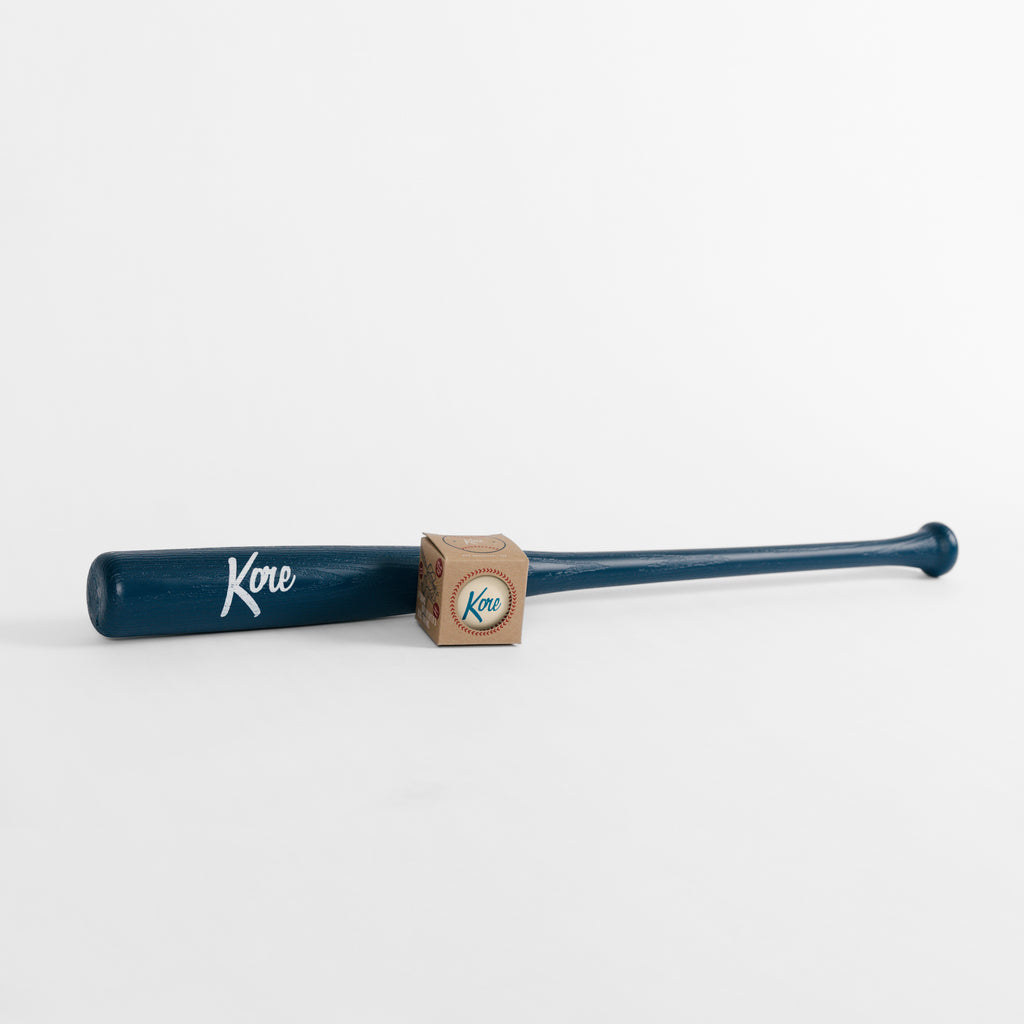 Kore Baseball Bat (32 Inch) + Kore Baseball (Durable Plastic)