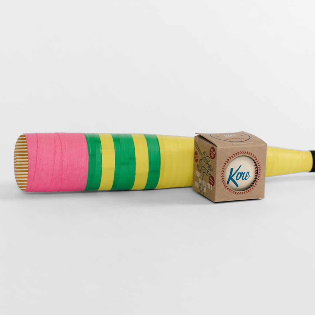 Pencil Foam Bat + Kore Baseball - 21 Inches