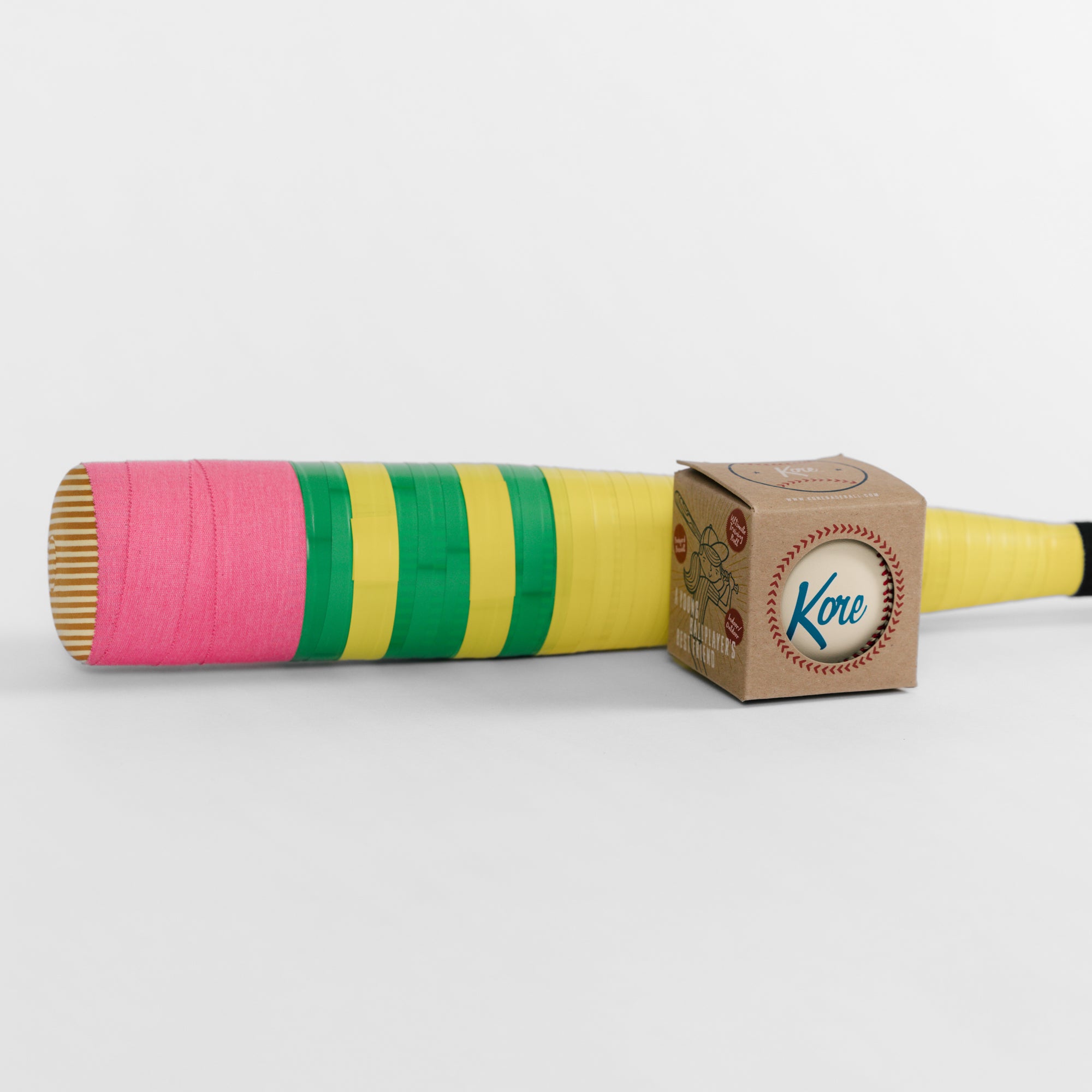Pencil Foam Bat + Kore Baseball - 21 Inches