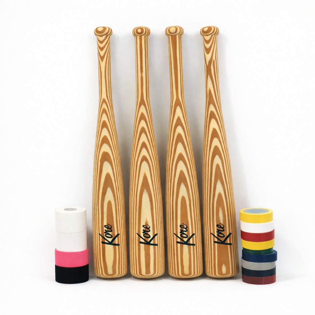 Kore Custom Bat Kit 4 Bats & Tape for Personalization
