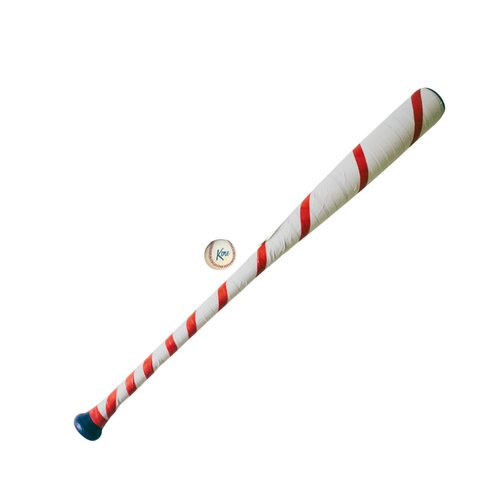 Candy Cane Bat + Kore Baseball