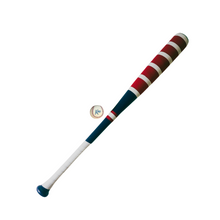 Red White Blue Bat + Kore Baseball