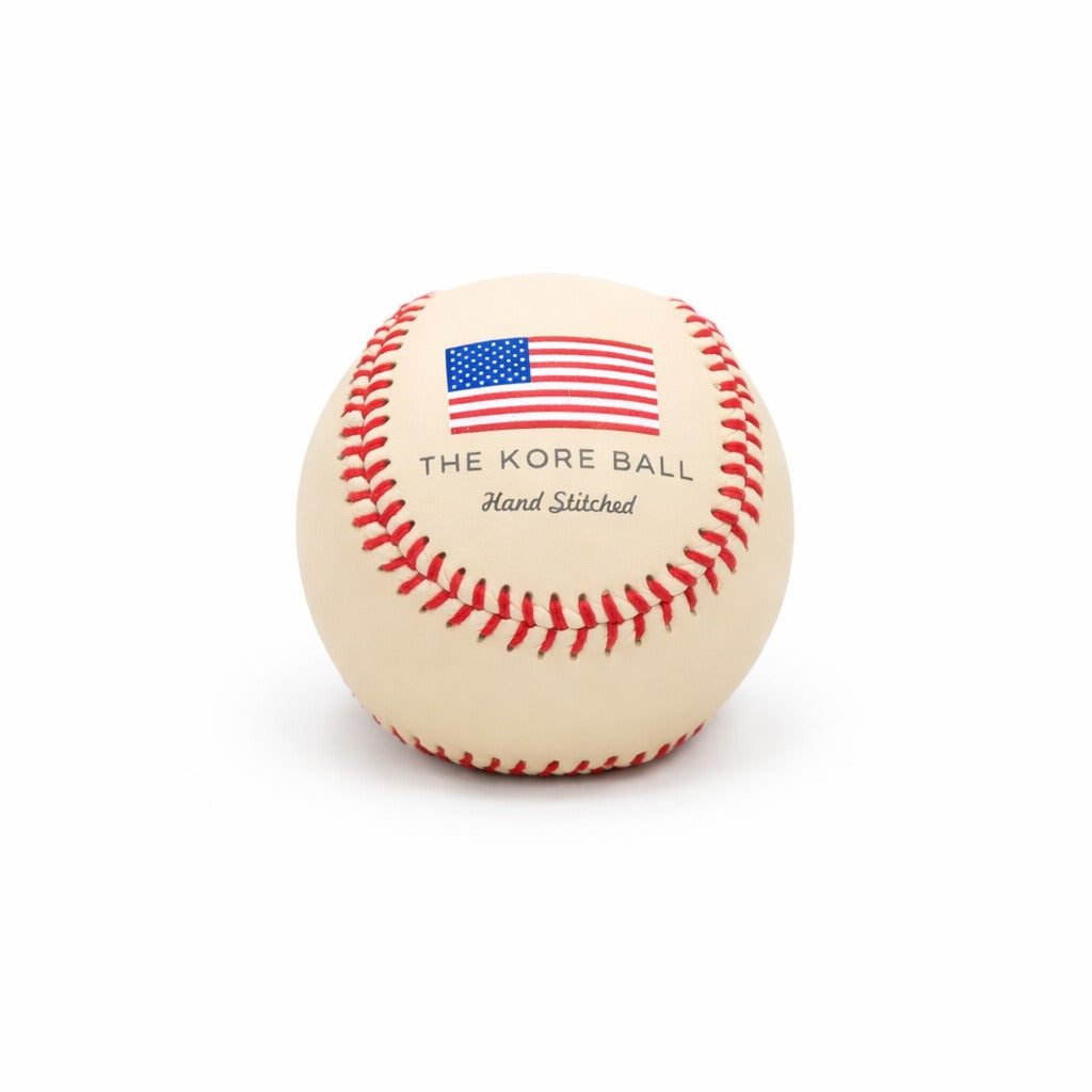 Kore Baseball printed with a custom American flag logo